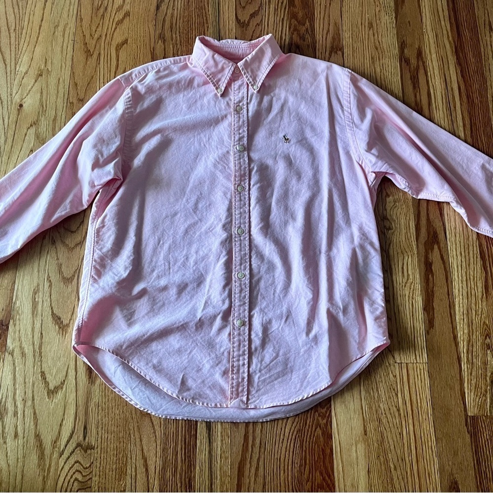 Ralph Lauren Pink Casual Button Down Shirt